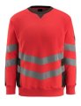 Mascot Veiligheid Sweater Wigton 50126-932 hi-vis rood-donkerantraciet